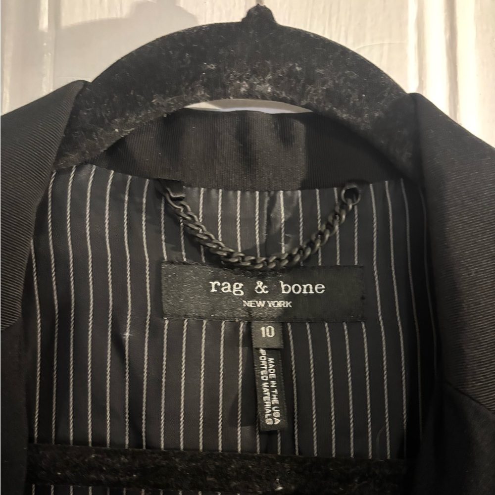 Rag & Bone Black Blazer Single Button - image 4